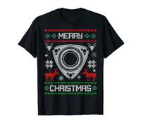 Wankel Engine Merry Christmas Engine Mechanic Fun T-Shirt