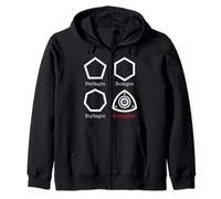 Wankel Engine Rotary Car Guy Moneygone Zip Hoodie