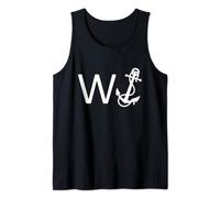 Wanker W Anchor funny offensive Tank Top