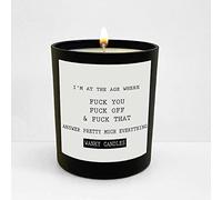 Wanky Candle Black Scented Candle Friendship Funny Gift for Friend Rude Candle I'm at The Age WCBJ28