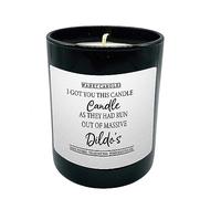 Wanky Candle - Massive Dildo’s | Black Scented Candle | Friendship & Rude Candle Gift