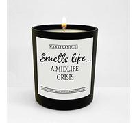 Wanky Candle - Midlife Crisis Candle | Sarcastic & Hilarious Black Jar Candle