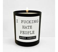 Wanky Candle Novelty Birthday Gift Rude Funny I F*cking Hate People WCBJ09