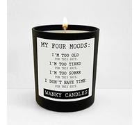 Wanky Candle Novelty Birthday Gift Rude Funny My Four Moods WCBJ05