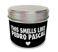 Wanky Candle - Smells Like Pedro Pascal Celebrity Inspired Scented Tin Candle Funny Soy Wax Home Decor