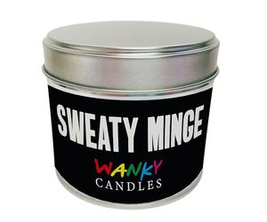 Wanky Candle - Sweaty Minge | Rude & Funny Home Decor | Sarcastic Candle