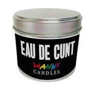 Wanky Candle Vanilla Scented Tin Eau de c**t | Funny Novelty, Rude Humour, For Her Or Him, Birthday Christmas Gift