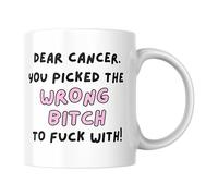 Wanky Candles Dear Cancer Mug - You Picked The Wrong Bitch CMUG458