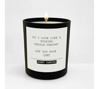 Wanky Candle - People Person | Black Jar Scented Candle | Sarcastic & Funny Home Decor