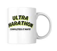 Wanky Candles Funny 50K 100K Running Mug for Him or Her - UK Runner for Athletes Ultra Marathon Mug - Completed It Mate CMUG633