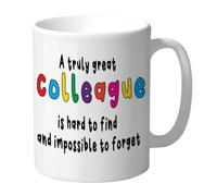 Wanky Candles Funny Appreciation Mug, A Truly Great Colleague Coffee Cup, Work for Leaving Birthday Or Christmas CMUG153
