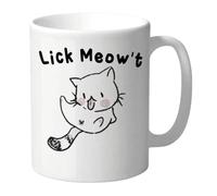 Wanky Candles Funny Cat Mug for Men and Women, LGBT Pride Lick Meow’t Coffee Cup for Birthday Or Christmas CMUG111