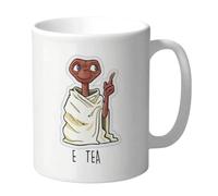 Wanky Candles Funny E Tea Alien Mug Cute Sci Fi Tea Lovers Coffee Cup 11oz Ceramic - CMUG100