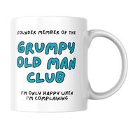 Wanky Candles Funny Grumpy Old Man Club Mug Sarcastic Coffee Cup for Dad Grandad Husband Men Birthday Retirement Humour CMUG449