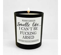 WANKY Candles Funny Rude Candle Smells Like… I Can't be arsed WCBJ75, White