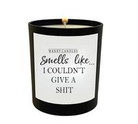 Wanky Candles I Couldn't Give a Shit Candle for Women, Black Jar