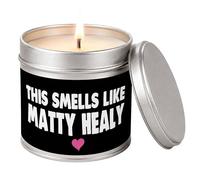 Wanky Candles Matty Healy Funny Scented Tin Candle for The 1975 Fans