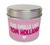 WANKY CANDLES Tom Holland Candle Tin Soy Wax Scented Candle Birthday Candle, Christmas Candle, Funny Candle, Tin Candle, White, 250g