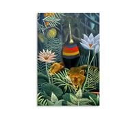 WANLEILEI Henri Rousseau Painting Oil Art Print 12x18 inch (30x45cm) Unframed Style-42