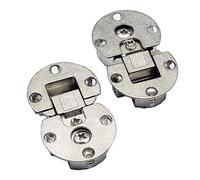 WANLIAN-(2 Pieces) 90 Degree Page Turning axis Adjustable Cabinet Door Hidden Hinge Dedicated Table Drop Hinge Flat Hinge