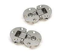 WANLIAN - (2pcs) 90 Degree Adjustable Cabinet Door Rotational Axis Hidden Table Hinge
