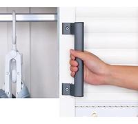 WANLIAN Aluminum Alloy Sliding Door Handle - Modern Grey Balcony & Bathroom Sliding Door Handle