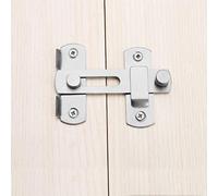 WANLIAN Hasp Latch Stainless Steel Hasp Latch Lock Sliding Door Lock for Window Cabinet Fitting Room Accessorries Home Hardware