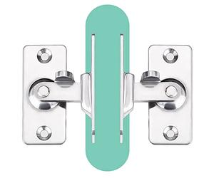 WANLIAN Mini Size 90 Degree Door Latch Sliding Door Lock Screen Door Latch Pocket Door Latch