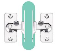 WANLIAN Mini Size 90 Degree Sliding Door Lock Latch with Screen and Pocket Features