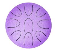 WANLiber 4-Inch Portable 9-Note Chakra Handpan Drum: Rain Sound Meditation Instrument with Mallet Included for Yoga, Outdoor & Healing Practice