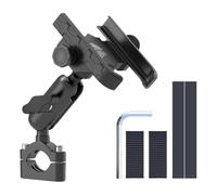 WANLiber Aluminum Alloy Motorcycle Phone Mount | Anti-Shake & Adjustable | Universal Cellphone Holder for Bikes