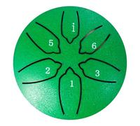 WANLiber Mini Chakra Drum 3 Inches 6 Notes Waterproof Steel Tongue Drum Meditation Rain Chime Ideal for Yoga Meditation & Prenatal Education