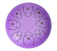 WANLiber Steel Tongue Drum 6 Inches 8 Notes Waterproof Meditation Rain Chime Ethereal Hand Pan Ideal for Yoga Meditation & Prenatal Education