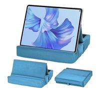 WANLiber Tablet Pillow Stand with Pocket Foldable Tablet Mount Angle Adjustable Multi-Angle Tablet Stand for 4-13 Inch Tablets