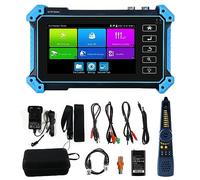 WANLUTECH 5.4'' IPC Tester,Monitor Tester 8MP AHD CVI TVI SDI CVBS IP Camera Test RJ45 Cable TDR Tester Support POE PTZ RS485 HDMI In VGA In(IPC-5200C Plus)