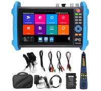 WANLUTECH Upgraded 8K IP Camera Tester, CCTV Tester 7 inch Touchscreen 8MP TVI CVI AHD SDI CVBS Camera Tester RJ45 Cable Tester PoE Network Tools RS485 WiFi HDMI I/O VGA in (IPC-9800CADHS Pro)