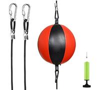 Wanlxc Double End Ball Boxing Ball Speed Ball MMA Speed Bag Puning Dodge Training with Ring Locking