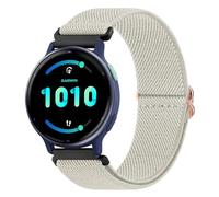 Wanme Elastic Strap Compatible with Garmin Vivoactive 5 Strap/Garmin Vivoactive 3 Strap,20mm Soft Elastic Nylon Watch Bands for Garmin Vivoactive 5/Vivomove 3/Forerunner 245/645 Music (Starlight)