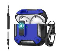 Wanme for AirPods 4 Case Cover, Shockproof Hard Shell Protective Case Compatible with Apple AirPods 4th Generation for Women Men, Full Protection Airpod 4 Cover with Cleaner Kit, Keychain