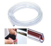 Wanmin Car Door Edge Guards Clear, 32Ft Rubber Seal Protector U Shape Edge Trim Car Door Edge Protection Fit for Most Car