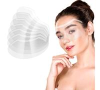 Wanmu 100 Pcs Shower Face Eye Shields, Disposable Clear Eyebrow Shower Visor After Surgery, Plastic Protecting Eyes Cover for Adults Haircut Hairspray, Hair Salon Supplies, Makeup Eyelash Extensions
