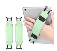 Wanmu 2 Pack Security Hand Strap for 6-8" eReaders Fire Tablet, High Elasticity Anti-Drop Strap Lightweight Finger Grip Holder for Pad E-Book Tablet (Green)