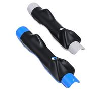Wanmu 2 Pcs Golf Grip Trainer, Lightweight Clip-On Golf Swing Training Aid for Improving Proper Hand Positioning, Enhance Grip Strength, Correct Hand Position (Blue, Gray)
