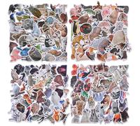 Wanmu 200 Pcs Cute Animal Stickers, Jungle Wildlife Zoo Animals Stickers, Waterproof Vinyl Water Bottle Decorations Gifts for Women, Men, Kids, Laptop, Classroom, Phone Case, Luggage, Stanley Cups