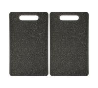 Wanmu 2Pcs Small Cutting Boards for Kitchen, 10" x 6" Plastic Cutting Board Set, Mini Bar Cutting Mat, Dishwasher Safe Cutting Boards for Camping Food Fruits Prep Vegetables Easy Grip