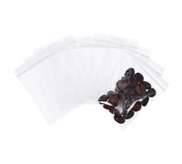 Wanmu 300Pcs Mini Plastic Zip Bags, 2.3" x 1.5" Clear Resealable Zipper Storage Baggies for Small Business, Gifts, Screws, Jewelry, Candy, Coins, Daily Vitamin
