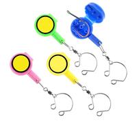 Wanmu 4 Pcs Fishing Knot Tying Tool Fish Hooks Line Cutter Knot Tie Tool Fly Fishing Accessories for Beginner Anglers, Multifunctional Safety Hook Storing for Beginner Anglers