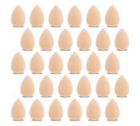 Wanmu Pack of 30 Mini Makeup Sponge, Makeup Sponge, Small Blender, Foundation Powder Puffs for Mineral Powder, Loose Powder, Cosmetics, Powder, Cream Repairs, Cosmetic Sponges