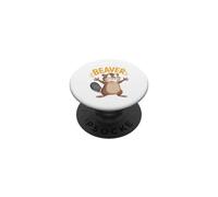 Wanna Be A Beaver Funny Cute River Forest Animal Humor PopSockets Adhesive PopGrip
