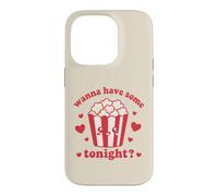 Wanna Have Some Tonight? Cute Popcorn Case for iPhone 14 Pro